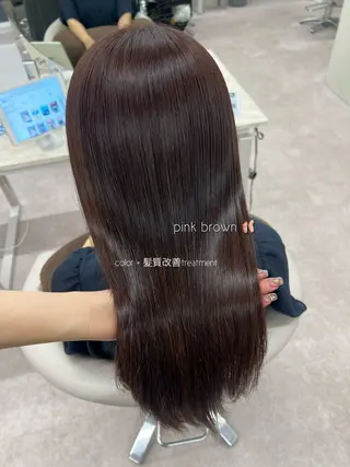 ロング カラー 美髪矯正/髪質改善/ 艶髪🤍伊藤梨紗のヘアスタイル