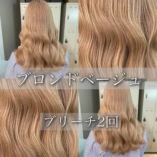 ロング カラー 🪄池袋ハイトーン 🪄ブリーチカラーのヘアスタイル