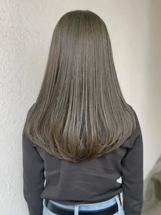 ロング カラー ✨コテ巻き風パーマ ✨川合佑哉のヘアスタイル