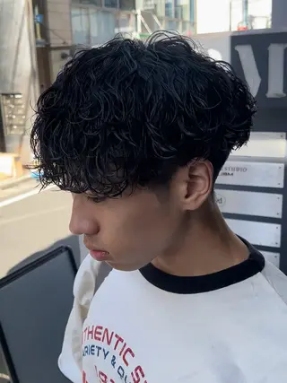 パーマ メンズ 🔥メンズ特化🔥 永瀬椋のヘアスタイル