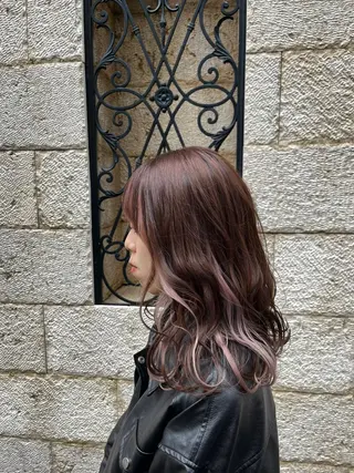 セミロング ＊ブリーチカラー＊ 🫧M🫧のヘアスタイル