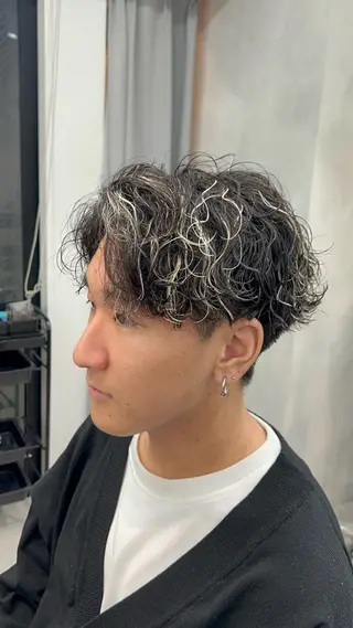 パーマ メンズ 齊藤輝/ メンズパーマ/大宮のヘアスタイル