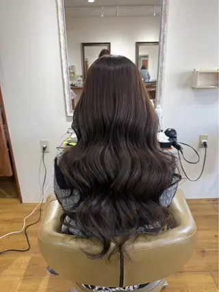 ロング カラー 髪質改善美容室Flat.千葉所属・トゥサリ/ 海外ヘア/レイヤーのヘアスタイル