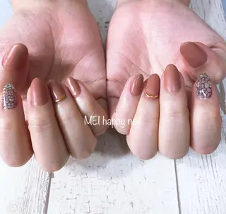 ネイル 北浦和 自爪育成ケアのネイルデザイン