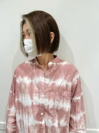 ショート カラー メンズ特化 パーマ/オザワのヘアスタイル