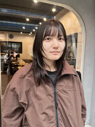 セミロング dogstar小林諒 レイヤー/パーマのヘアスタイル