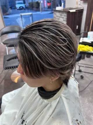 ショート 新越谷ハイトーン/ 透明感カラー/ryuのヘアスタイル