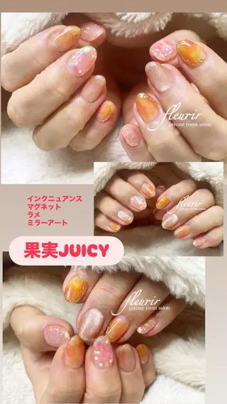 ネイル フルリール 【プライベートサロンのネイルデザイン