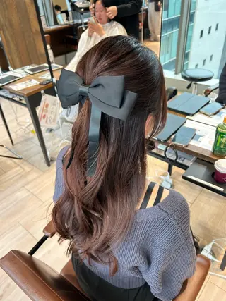 ヘアアレンジ 🎀大竹美侑／顔まわ りカット／レイヤーのヘアスタイル