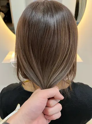ミディアム カラー 透明感カラー/艶髪/ 高城潤也のヘアスタイル