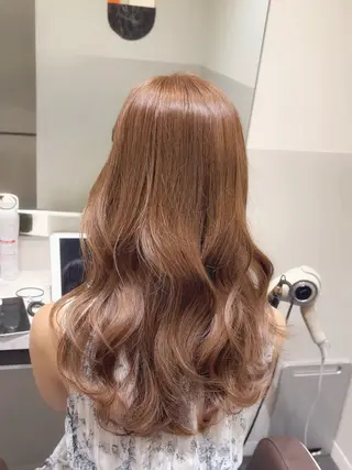 ロング カラー SALOWIN新宿三丁目【サロウィン】所属・レイヤー🔶髪質改善 🔶透明感カラー青木のヘアスタイル