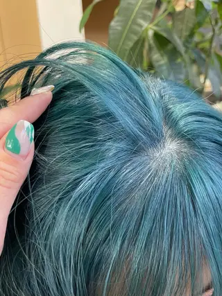 ミディアム 韓国ハイトーン🦋 hikariのヘアスタイル