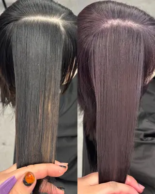 ミディアム カラー いろあそび 八王子所属・きぃちゃん/カラー 特化/いろあそび🦋のヘアスタイル