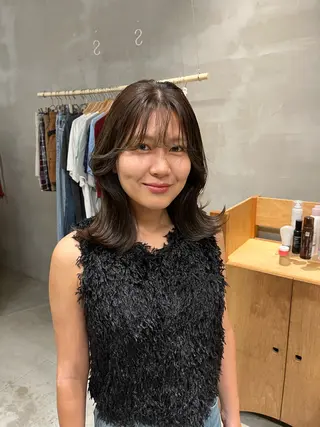 カラー rukia : パーマモデル様大募集のヘアスタイル