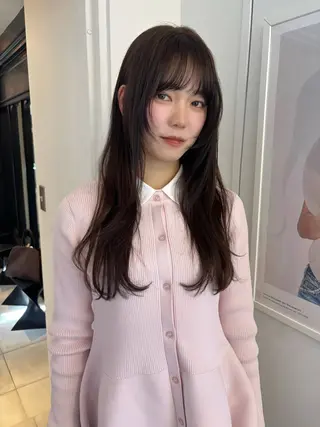 ロング カラー riria/ボブ /透明感カラー🎀のヘアスタイル