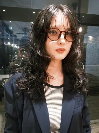 ロング パーマ GUESTs所属・優音 /YUi/パーマのヘアスタイル