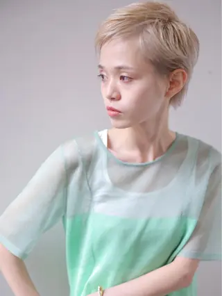 ショート カラー 下北沢 soiのヘアスタイル