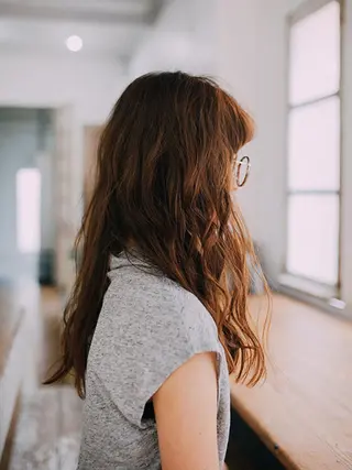 ロング カラー 福島 浩司のヘアスタイル