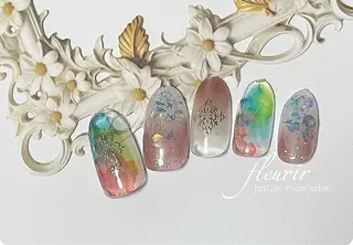 ネイル フルリール 【プライベートサロンのネイルデザイン
