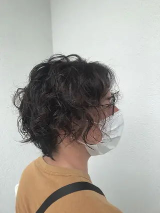 ミディアム パーマ メンズ SOL _Nakamuraのヘアスタイル