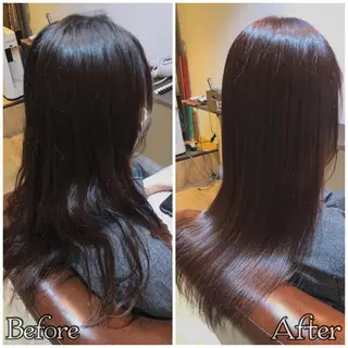 ロング カラー elements所属・榎 菜摘のヘアスタイル