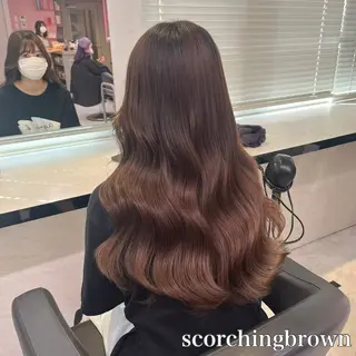 セミロング カラー ヘアアレンジ 🫧原宿艶ワンカラー /ダブルカラー🫧のヘアスタイル