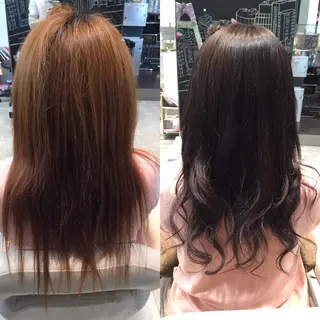 ミディアム セミロング ロング カラー Re:ta KANZOのヘアスタイル