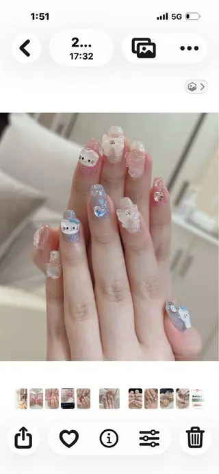 ネイル 🦩son🌴 東十条ミューズネイルのネイルデザイン