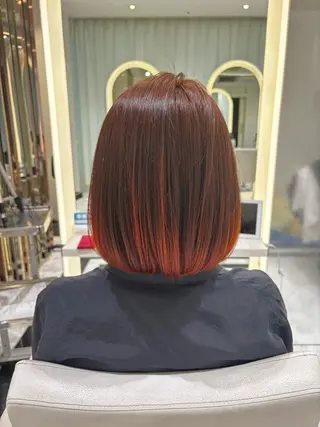 ミディアム カラー 小嶋　薫 ✨無料カットモデル✨のヘアスタイル