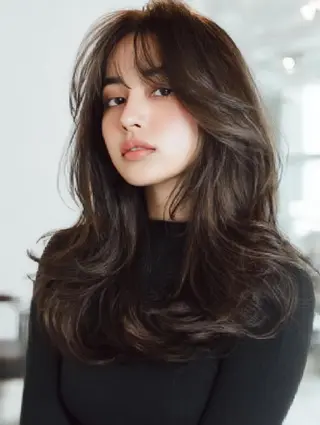 セミロング 生艶髪＆レイヤー🔔 渋谷お薦めNo.1✨のヘアスタイル