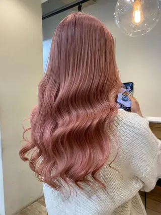 ロング カラー ヘアアレンジ メンズ マツエク・マツパ アイブロウ SOLO所属・奈良 彩華のヘアスタイル