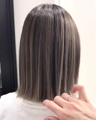 カラー ミディアム 【公式】amble luxe 中野のヘアスタイル