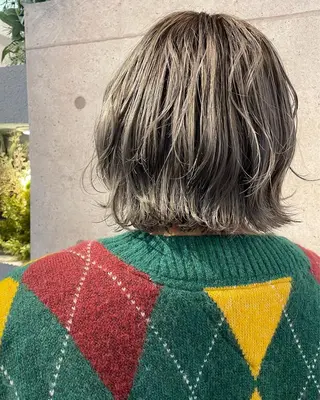 ミディアム カラー sato ayaka ｜透明感カラー🫧のヘアスタイル