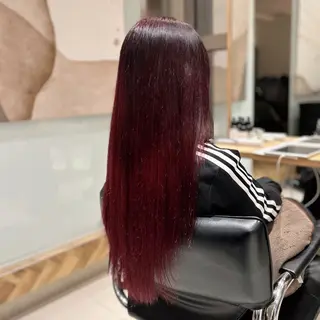 カラー ︎︎🌟韓国艶カラー ︎🌟璃奈 (ﾘﾅ)のヘアスタイル