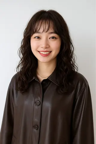 ロング パーマ 宮原 愛果のヘアスタイル