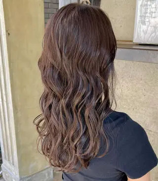 ロング カラー 泉 堅也のヘアスタイル