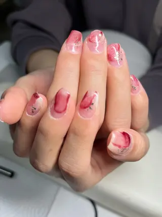 ネイル Leaf ORANGE所属・. Reiのネイルデザイン