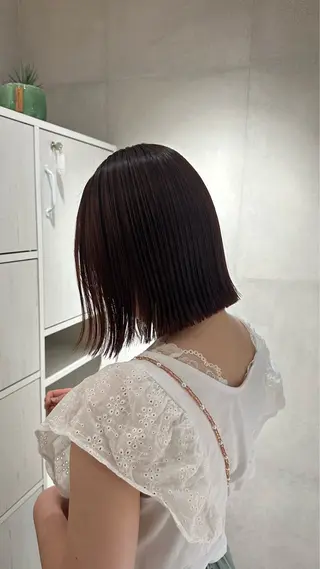 ショート カラー 髪質改善 イオリのヘアスタイル
