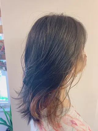 ミディアム 土井 貴司のヘアスタイル