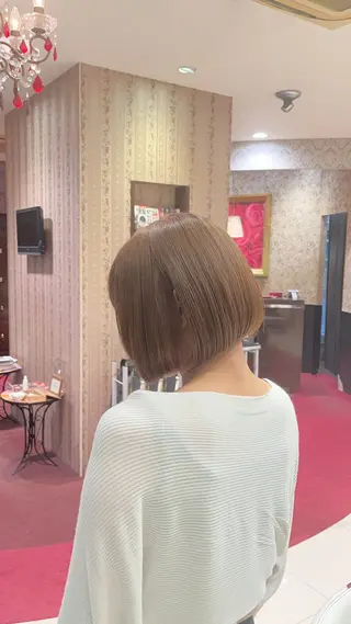 ショート カラー 縮毛/髪質改善 上野颯太のヘアスタイル