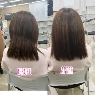 ミディアム カラー サンテヴィスタ　本八幡店所属・中根　いち 美髪を作るプロのヘアスタイル