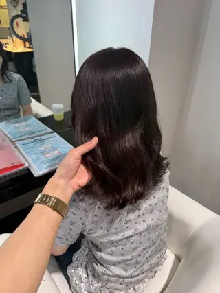 ミディアム カラー レイヤー/ハイトーン ROKUのヘアスタイル