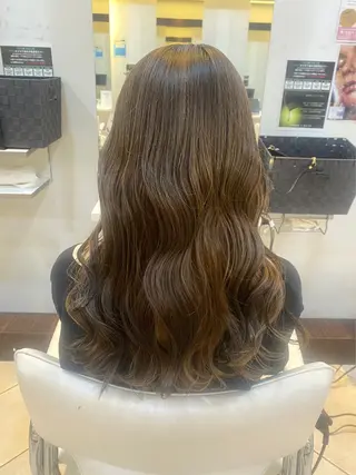 カラー AXIS 相模原店所属・うる艶＆縮毛矯正 ⟡.·小林理菜⟡.·のヘアスタイル