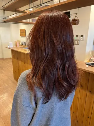 セミロング カラー china/ボブ /ブリーチカラーのヘアスタイル