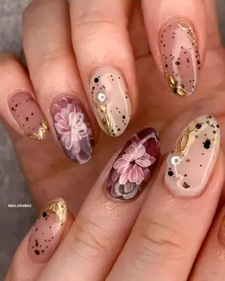 ネイル 3dパーツ/流行り 👧shushu❤️のネイルデザイン