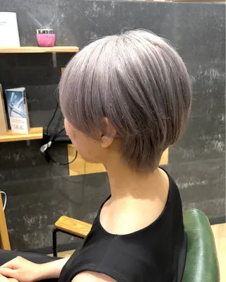 ショート カラー OPS  hair 西新店所属・藤本 航大のヘアスタイル