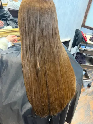 ロング 【メンズ&髪質改善】 萬納陽介のヘアスタイル