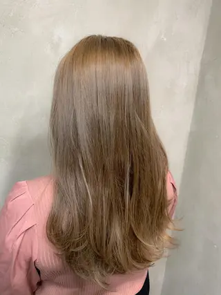 ロング カラー 🌈髪質改善💕 縮毛矯正✨青木まで✨のヘアスタイル