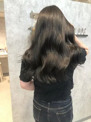 ロング カラー ヘアアレンジ 山本 史奈のヘアスタイル