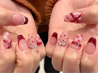 ネイル 🎀kira 長さだし💗モチ最高のネイルデザイン